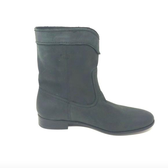 Frye Cara Roper Short Suede Nubuck Leather Boots - Picture 2 of 7